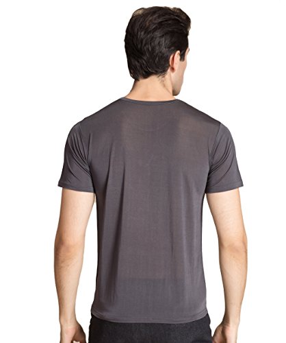 CLC Men's Mulberry Silk Round Neck T-Shirt Knit Fabric Oversized3