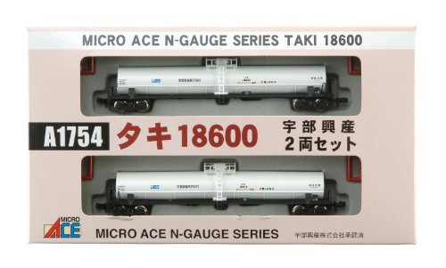 マイクロエース Nゲージ タキ18600 宇部興産2両セット A1754 鉄道模型 貨車のサムネイル