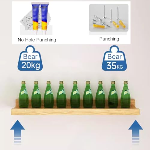Étagère décorative rustique pour résoudre le manque de rangement mural - 4