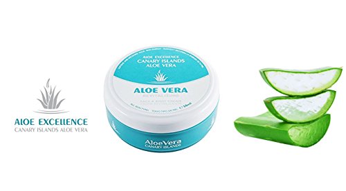 ALOE EXCELLENCE – Aloe Vera Revitalizing, Crema Facial y Corporal | Cuidado Diario de la Piel | Crema Revitalizante e Hidratante | 100% Natural, Made in Canarias | 50 ml