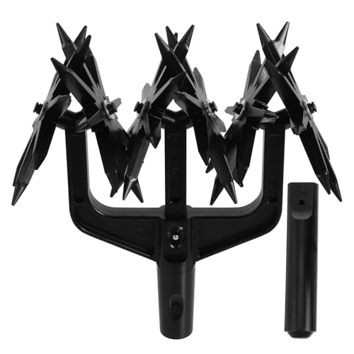 NOLITOY Cultivateur Rotatif Manuel Griffes pour Ameublissement du Sol Outil de Jardinage Léger Scarificateur et Aérateur pour Pelouse et Potager Dispositif de Décompactage Robuste