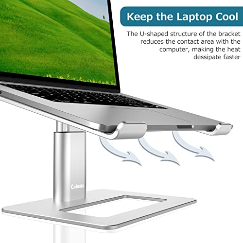 Support ordinateur portable ergonomique en aluminium pliable et ventilé