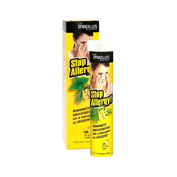 Inoplus Stop Allergy sabor limón 20eff.tabs