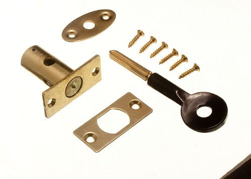 Onestopdiy.com Window Security Rack Bolt And Star Key 32Mm Eb + Screws (Pack 2 Locks + 2 Keys)