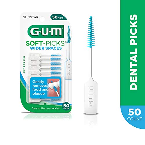 Gum Soft-Picks Wider Spaces Dental Picks, 50 Count #TOP1
