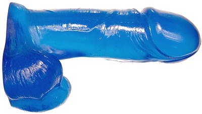 Si Ignite Realistic Shaped Flexible Dildo with Testicles, Extra ...