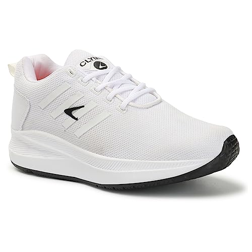 Image of CLYMB Men's Jimmy Black Orange Mesh Lace-Ups Walking /Outdoor /Gym & Traning /Running Sports Shoes