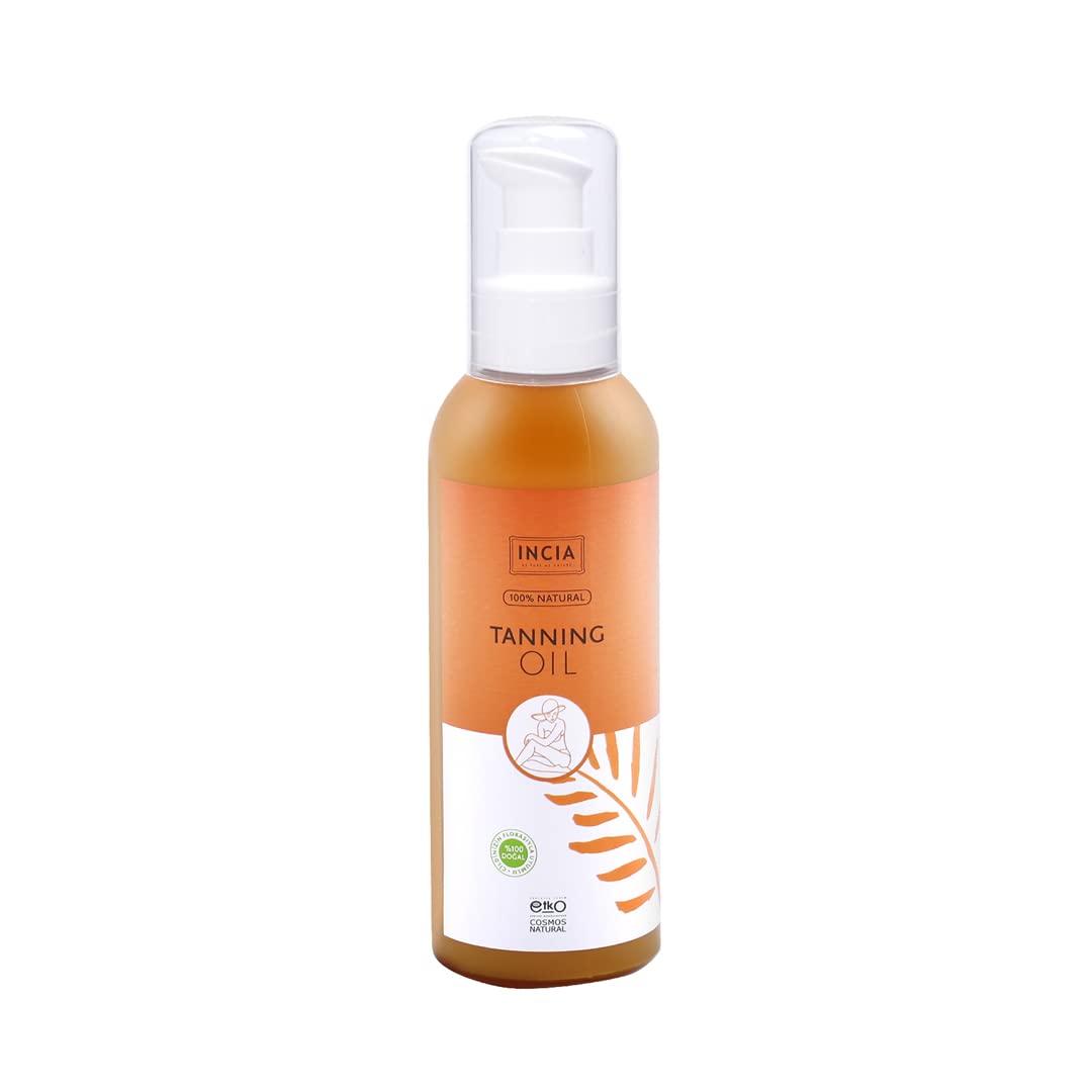 INCIA%100 Doğal Bronzlaştırıcı Yağ Organik Avokado Yağı Yoğun Bronzlaştırıcı Kakao Havuç Susam 150 ml