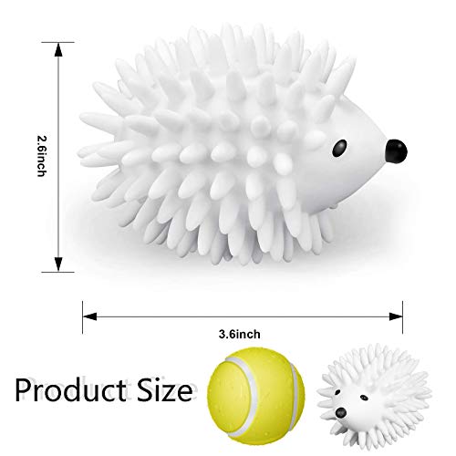image for Olamtai 4 Pieces Dryer Balls, Hedgehog Reusable Dryer Balls, Hedgehog 