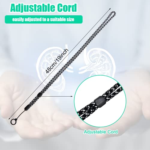 6 Pcs Peritoneal Dialysis Holder, Peritoneal Dialysis Accessories With 18 Pcs Silicone Rings (3 Size) Pd Transfer Set Holder Adjustable Neck Cord, Secure Catheter Peritoneal Supplies #TOP1