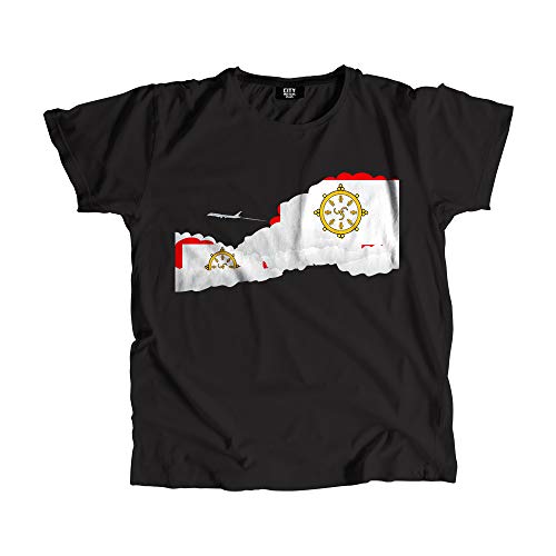 T-shirt avion Sikkim cadeau idéal pour passionné d'aviation et pilote de ligne
