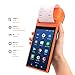[Update] Android pos Terminal Receipt Printer with 5.5 inch Touch WiFi Bluetooth Handheld Data Terminal Collector Barcode and Receipt Printer Built-in All-in-One