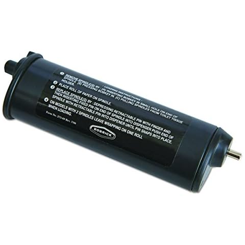 Bobrick Theft Resistant Spindle for ClassicSeries Toilet Tissue Dispensers, Black Cover