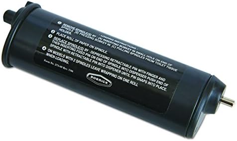 Bobrick Theft Resistant Spindle for ClassicSeries Toilet Tissue Dispensers, Black