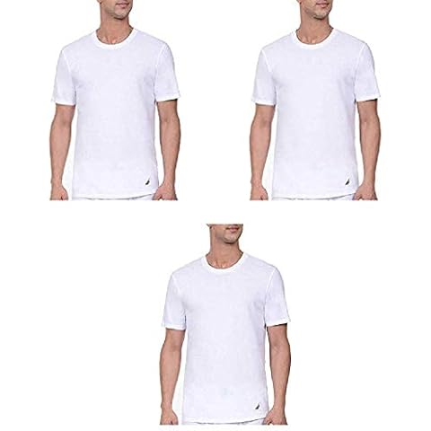 Nautica Tagless Crew Neck T-Shirt 3 Pack Cover