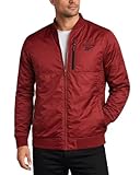 Reebok - chamarra bomber para hombre, chamarra cortavientos con cierre aislada, para hombre, chamarra ligera casual de...