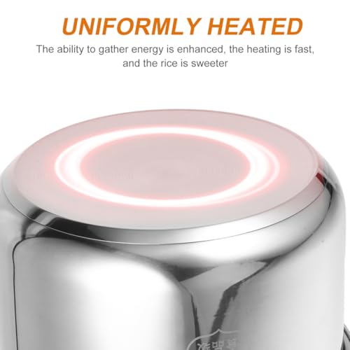 Amosfun 304 Stainless Steel 5L Rice Cooker Inner Pot Replacement, Thickened Multi-Layer Non-Stick Cooking Pot Compatible with Electric Rice Cookers, Kitchen Essential for Home Use - Image 6