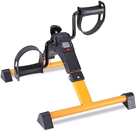 Portable Folding Mini Exercise Bike - Home Pedal Exerciser for Rehabilitation & Workout - Compact Fitness Equipment for Cardio & Strength Training