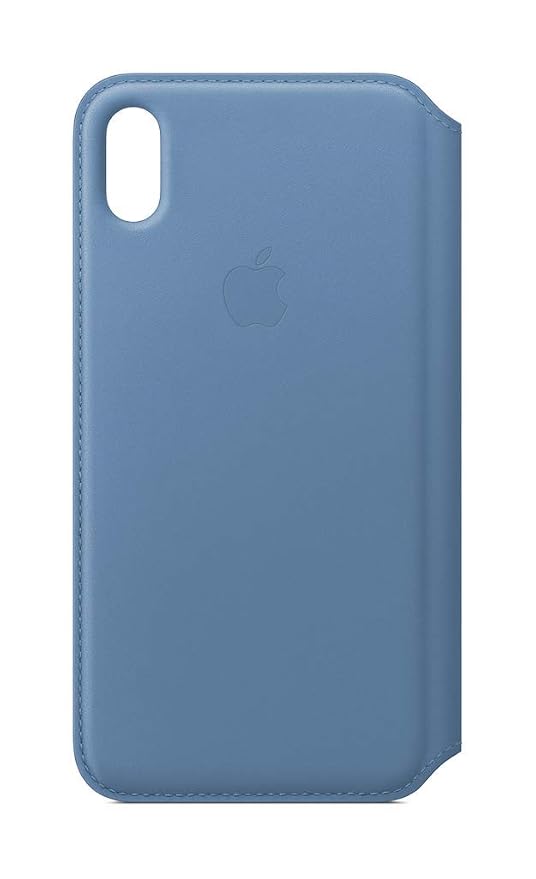 Apple Leather Folio (for iPhone Xs Max) - Cornflower