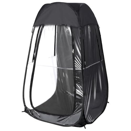 Carpa deportiva portátil pop up, color negro miniatura 1