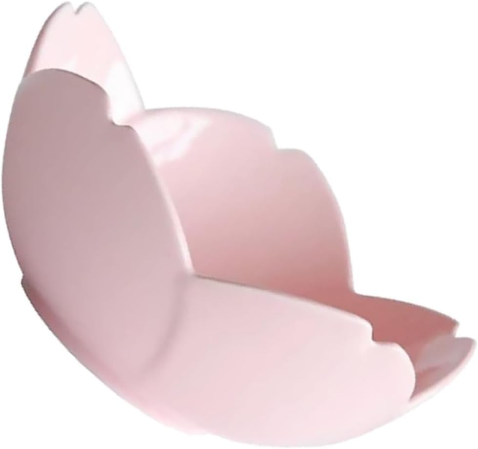 OUNONA Japanese Style Ceramic Flower Shaped Bowl for Salad and Soup
