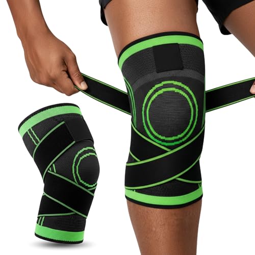 Joelho de Compressão Ajustável com Suporte Patelar