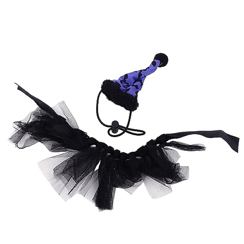 JTLB Fantasia de réptil de Halloween sarongue preto fofo com chapéu, roupa divertida e atraente para