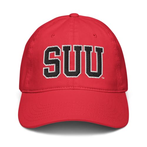 Gorra de béisbol roja ajustable Southern Utah miniatura 2