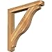 Ekena Millwork BKT0604X42X42FST04RWR Funston Craftsman Rough Sawn Bracket w/Offset Brace, Western Red Cedar