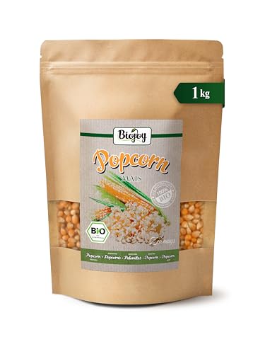 Biojoy Mais per Pop-Corn Biologico (1 kg), Crudo e Intero,