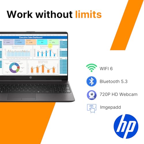Image of HP 15.6 inch FHD Laptop for Business & Student • 2026 Edition • Intel Core i3(Beats i7-1165G7) • 16GB RAM • 512GB PCIe SSD • Copilot AI • Wi-Fi 6 & Bluetooth 5 • Windows 11
