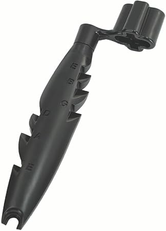 The Cuda Winder – Revolutionary Guitar String Length Gauge and Guitar String Winder Tool (Slate Grey)