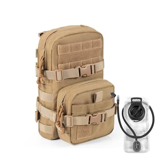 Lightweight MOLLE Hydration Pack for Outdoor Use