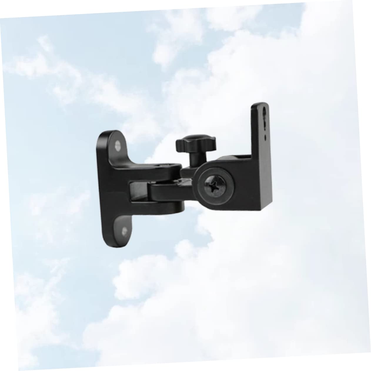 Homoyoyo Support Mural pour Haut-Parleur Alliage de Zinc Rotatif 180° Support D'enceinte pour Système Audio Surround