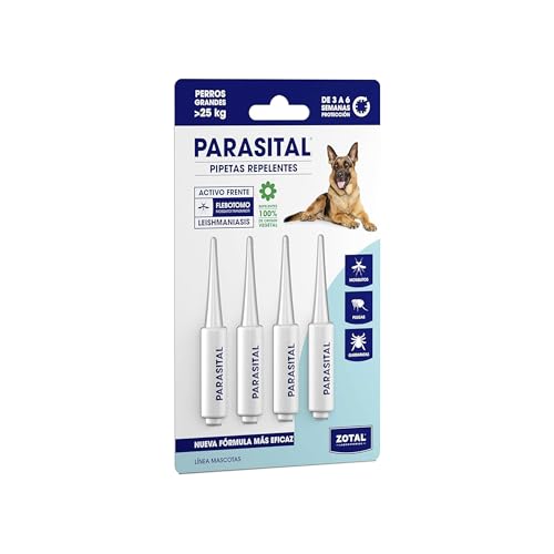 Zotal Parasital Pipetas para Perros Grandes - Blíster de 4