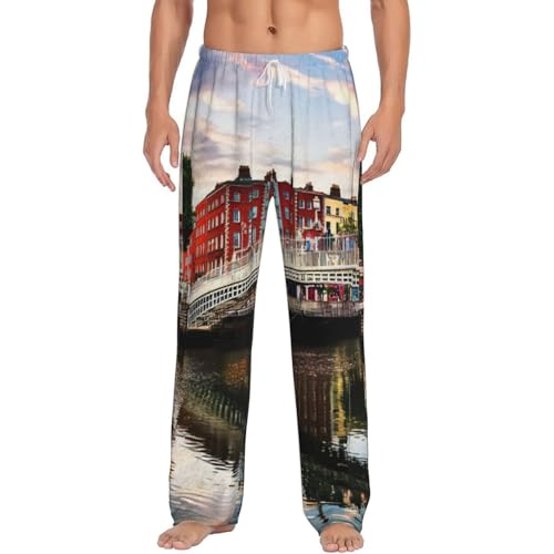 Pantalon pyjama polaire homme confortable à poches Dublin