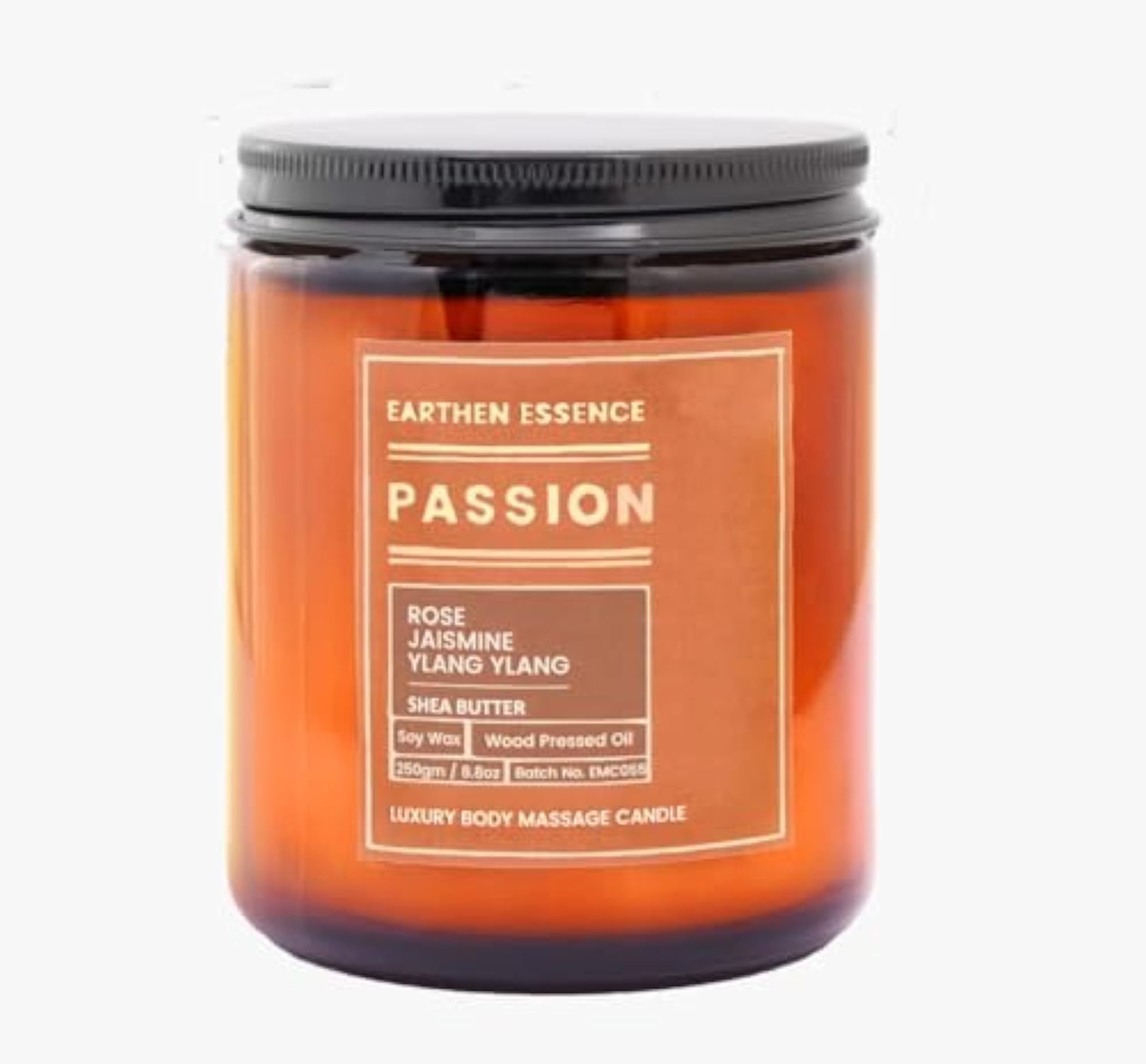 Organic Massage Candle with Pure Essential Oils