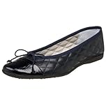 French Sole FS/NY Women's Passport Ballet Flat, Navy, 7 M US