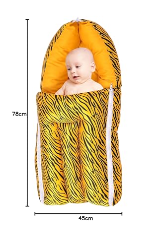 Get IT Dual Pattern Baby Sleeping Carrying Bag (Yellow) - Image 8 thumbnail