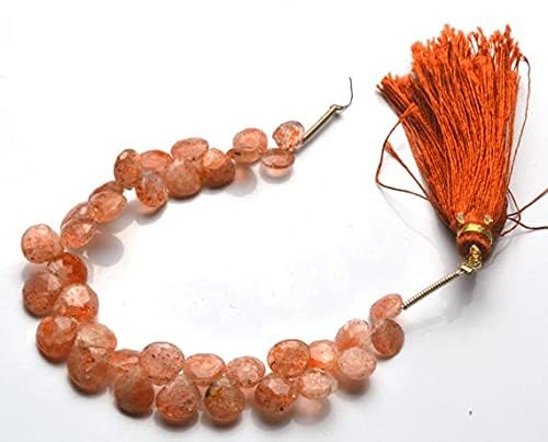 Sunstone cœur facetté 7mm évite les ternissures de bijoux