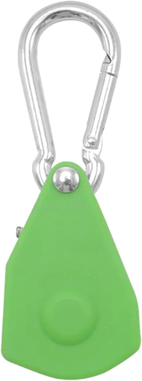 Guyline Tensioner Rope Buckle Tightener Pulley Ratchet Hanger Windproof Cord Adjuster Fastener for Awning Canopy Accessories for Camping Hiking Backpacking Tent(Green)