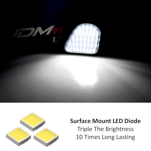 Luces LED blancas para espejos Dodge RAM 2010-2019 miniatura 3