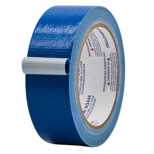 Image of MAT Duct Tape Dark Blue Industrial Grade, 1.5 inch x 60 ft. Waterproof, UV Resistant for Crafts, Home Improvement, Repairs, & Projects