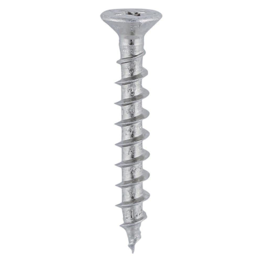 TERF® PVC Window Screw 4.3mm X 20mm Philip Drive Flat Countersunk Stainless Steel A2 (304) Self Tapping PVC Window Screws 4.3mm X 20mm For PVCu Window Door - Image 4