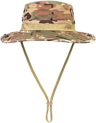 Boonie Hat Military Tactical Camo Digital Bucket Boonie Sun Hats for Men Women Outdoor Fishing Hunting Hiking Safari