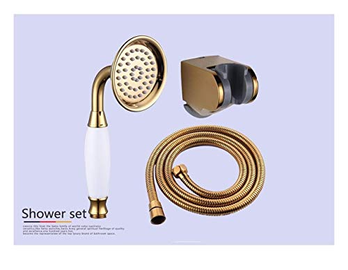 Pomme de douche universelle avec flexible 1,5m et support mural orientable