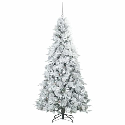 Árbol de Navidad de 180 cm con luces blancas artificial exterior e interior 4