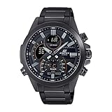 Casio Relojes Edifice ECB-30DC-1ADF con Correa de Acero Inoxidable con Cierre de Tres Pliegues de un Solo Toque, para Hombre