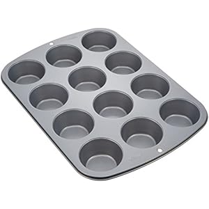 Wilton Recipe Right Muffin Pan, 12-Cup Non-Stick Muffin Pan