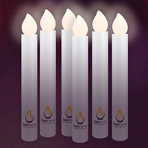 SafeFlame Hand Held LED Candles - Batteries Included - Easy On/Off Switch - Safe Flame for Candlelight Service (Box of 25) (Warm White) – Bild 3